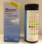 (bx Of 12) Mission Parameter Urinalysis Reagent Urine Test Strips 100CT. Ea.. Fixed Price $180.99.