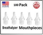 100 Pack-"mouthpieces" For Bactrack,alcomate,alcohawk Pro, Alcoscan Breathalyzer. Fixed Price $32.99.
