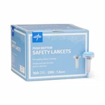 Medline Sterile Safety Lancets, Push-button Activation, Blood Glucose Testing.... Fixed Price $20.40.