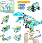 200-IN-1 Coding Robot Kit For Kids 6+, Remote Control & Scratch Junior Courses. Fixed Price $99.99.