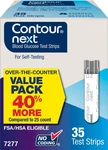 Ascensia Contour Next Blood Glucose Test Strips For Diabetes 35 Count (1 Pa.... Fixed Price $21.35.