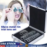 68 Pcs Trial Lens Set Kit Optical Tool Progressive Optometry With Case New. Fixed Price $73.95.