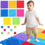 8 Pcs Sensory Mats For Autistic Children Massage Game Orthopedic Puzzle .... Fixed Price $78.97.