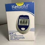 Ketobm Ketone Blood Meter Kit Monitoring System 0.5 Ul 10 Secs. F4B. Fixed Price $29.99.