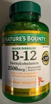 Nature's Bounty Quick Dissolve Vitamin B-12 Methylcobalamin Tablets 300 Tabs. Fixed Price $23.00.