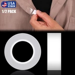 2 Double-sided Body Tape Roll Waterproof & Sweatproof Strips For Cloth Dress Us. Fixed Price $7.83.
