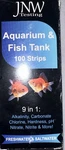 Jnw Direct Aquarium Test Strips For Fish Tank 9 In 1, 100 Pk New Exp 05/23. Fixed Price $11.99.