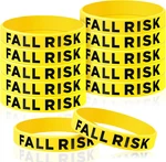 Sumind 12 Pcs Fall Risk Bracelet Emergency Alert Wristband For Elderly Yellow. Fixed Price $16.46.