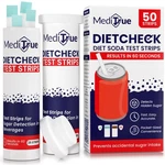 Meditrue Check 50DIET Soda Test Detect Non-diet Soft Drinks 50STRIPS. Fixed Price $15.99.