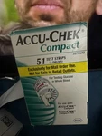 51 Blood Glucose Test Strips Roche Sealed. Fixed Price $15.00.