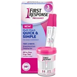 First Response Multi Check Quick & Simple Pregnancy Test Kit, 1 Easycup. Fixed Price $9.99.