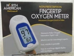 North American Wellness Fingertip Oxygen Meter Measures Level + Pulse New. Fixed Price $22.49.