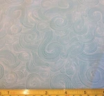Studio E-just Color Swirls #1351-LIGHT Teal, 7"W Strips X 44", Total Of. Fixed Price $8.00.