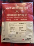 Eldon Blood Typing Kit 1 Test. Fixed Price $12.95.