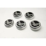 5PC Cap Covers W/yellow Carbon Fiber Grand Sport Inlay For 2016-2019 Corvette Gs. Fixed Price $130.56.