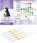 One Step Pet Urine Testing Strips, 5 X Urinalysis 10 Parameter Tests, Re-sealabl. Fixed Price $12.45.