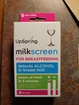 Upspring Milkscreen For Breastfeeding 8 Test Strips 09/2022. Fixed Price $6.08.