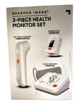 Sharper Image 3-PIECE Health Monitor Set Model # LT-P31/LT-F20/TE-102 Nib. Fixed Price $67.99.