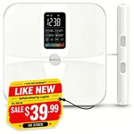 White 8 Electrode Full Body Sensor Composition Monitor Scale Weight Bmi. Fixed Price $39.99.