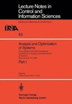 Analysis And Optimization Of Systems: Proceedings The Sixth International Con. Fixed Price $72.39.
