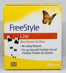 Abbott Freestyle Lite Diabetic Blood Glucose Test Strips 100 Count New 8/31/2026. Fixed Price $39.99.