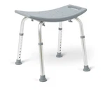 Medline Backless Shower Chair Bath Bench, 400 Lb Capacity, Adjustable, Gray. Fixed Price $26.99.