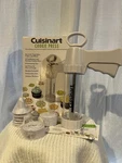 Cuisinart CPR-100 Cookie Press Set White W/ Discs & Icing Tips. Fixed Price $20.00.